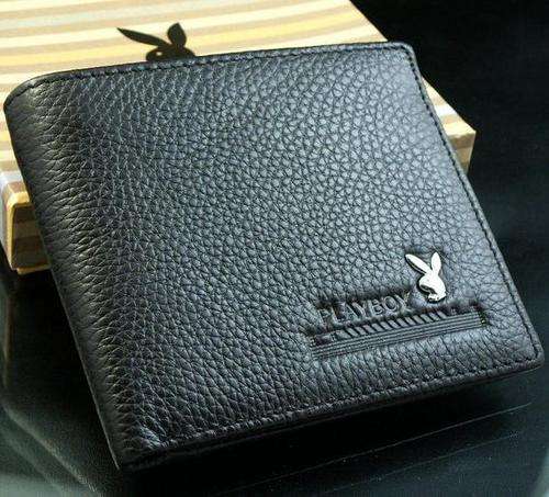 Mens High Quality Tough Genuine Leather Wallet - Playboy