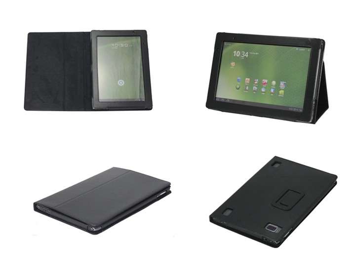 **FREE STYLUS PEN*** Leather Case Cover For Acer Iconia A500 / A50110.1 Tablet