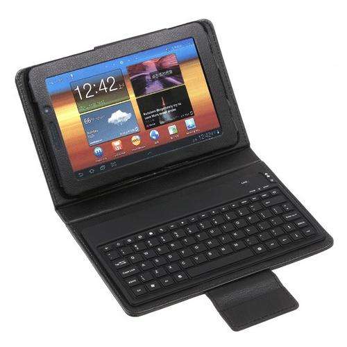 **FREE Stylus Pen** 2 in 1 Wireless Bluetooth Keyboard Case For Samsung Galaxy Tab P6800 GT 7.7"