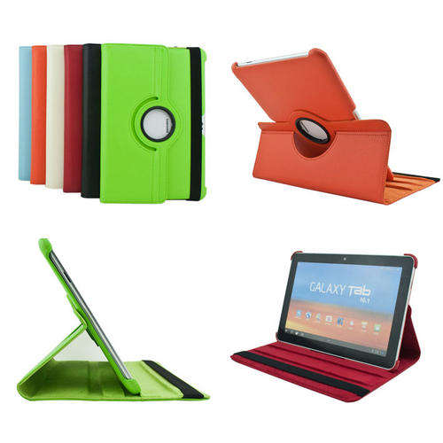 360 degree Rotatable Leather Case for Samsung Galaxy Tab 2 10.1 P5100 7 colours***FREE STYLUS PEN***