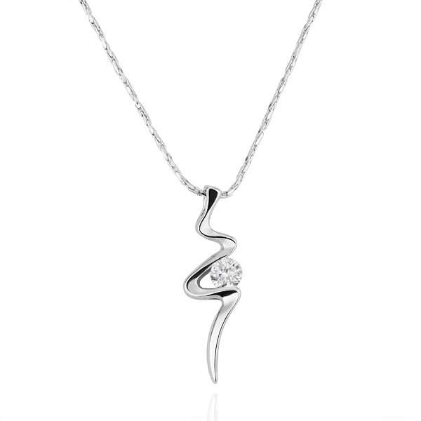 Valentines Gift 18k white gold plated Rhinestone Pendant Necklace ***VALUE R699***