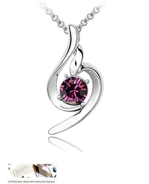 Elegant Crystal Pendant Necklace With Swarovski Rhinestone***value R877***