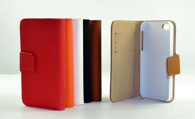 Wallet Credit ID Card Leather Case For iPhone 5