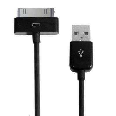 Black USB Data & Charger Cable for iPad 2 (3), iPad, iPhone 4S , iPad 2 , iPod touch 4