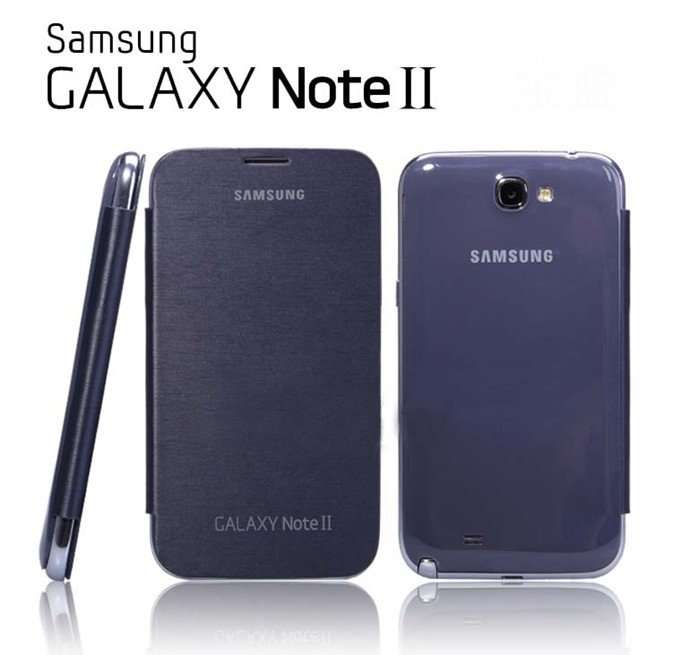 Samsung Galaxy Note 2 N7100 Official Design Flip Cover with NFC back battery Case