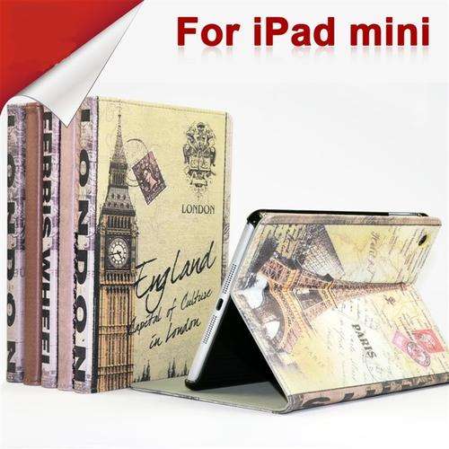 Retro Design PU Leather Stand Smart Cover Case For iPad mini 7.9" *FREE STYLUS PEN*