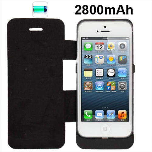 2800mAh External Battery Backup Power Bank and Leather Case for iPhone 5*** 2 Colours
