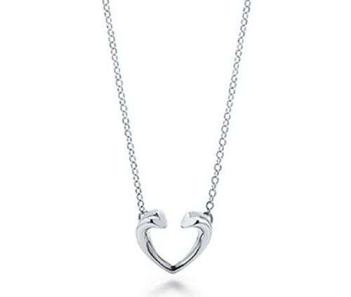 Silver Open Heart Necklace / Nickle free anti-allergic ***MSRP R700***