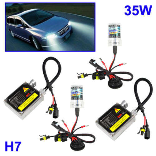35W H7 HID Xenon Light Conversion Kit, High Intensity Discharge Lamp, Color temperature: 6000K