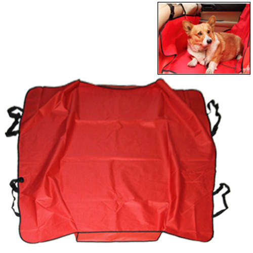 Pet Car Seat Cover Travel Seat Covers Set Car Seat Cushion, Pet Cushion (Red)