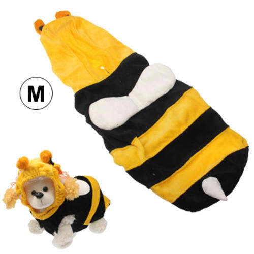 Bee Style Pet Puppy Clothes Dog Doggie Shirt Apparel (Size: M)