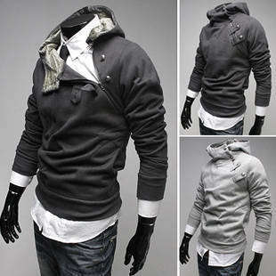 High collar coat 2013 men's jacket (3 Colors)