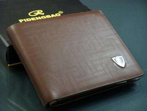 Mens High Quality Fashion Genuine Leather Wallet - Pidengbao (brown)