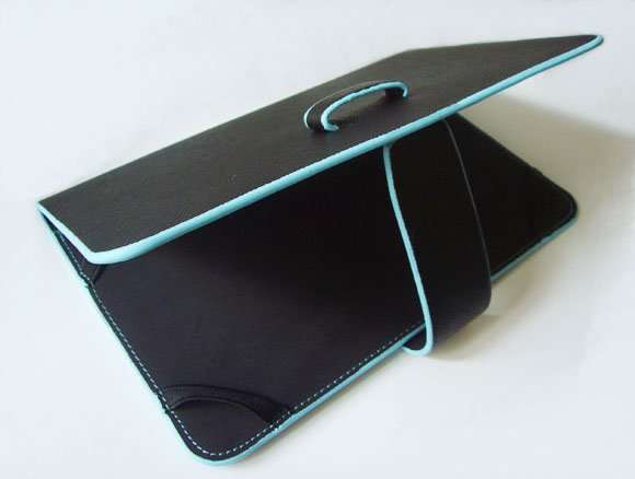 *CHEAPEST**Black Leather Case Cover for Kindle 3, ebook reader, eReader, 7" epad, galaxy, tablet pc