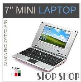 *FREESHIPPING* Latest 7 inch Mini Laptop Notebook Netbook 800MHz NOT 300mhz, with Windows CE 6.0