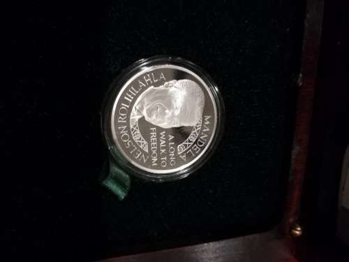 Mandela Palladium & Endangered species gold coin set