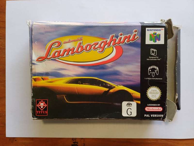 Automobili Lamborghini Nintendo 64 (PAL) CIB