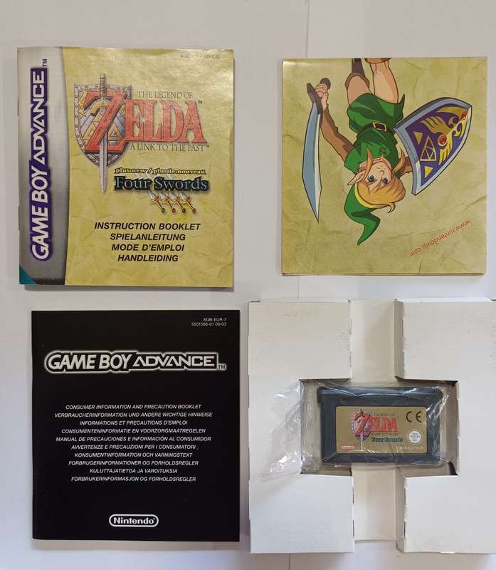 The Legend of Zelda A Link to the Past PAL GameBoy Advance CIB