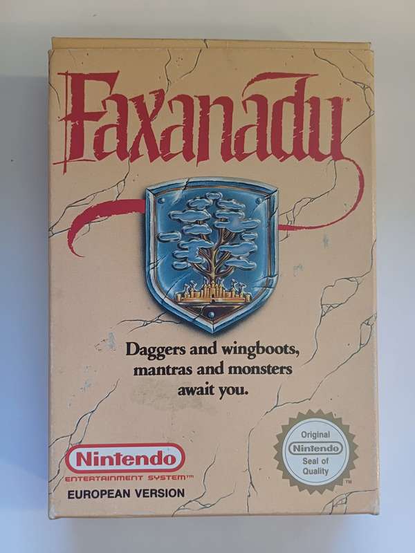 Faxanadu (NES) In Box (No booklet)