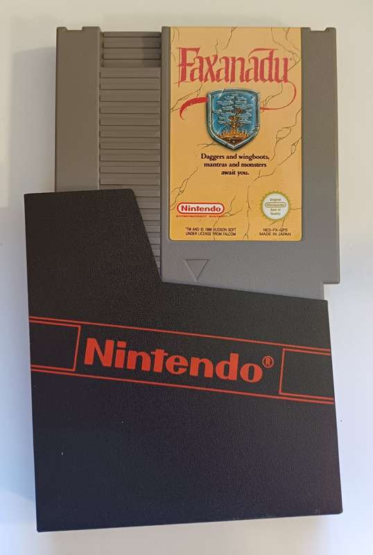 Faxanadu (NES) In Box (No booklet)