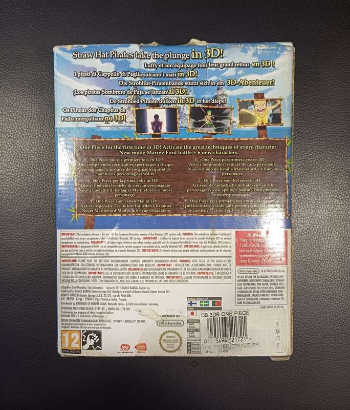One Piece Unlimited Cruise SP Limited Edition CIB for 3DS