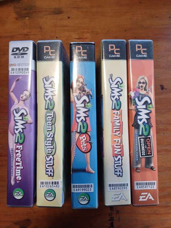 The Sims 2 Expansion Collection of titles CIB*