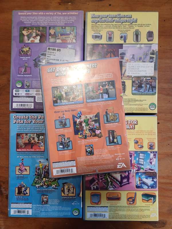 The Sims 2 Expansion Collection of titles CIB*