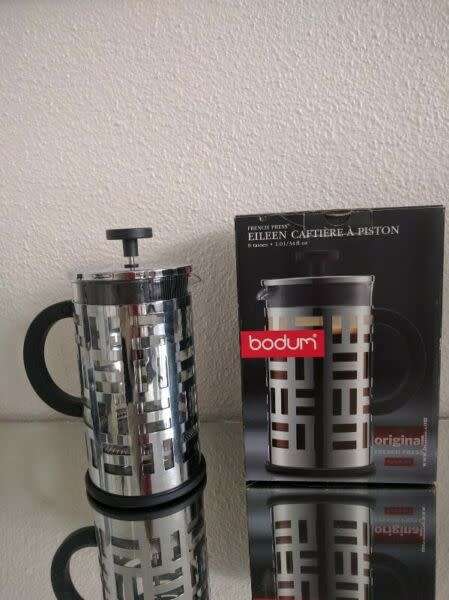 Bodum Eileen Cafe Press - Bauhaus + Free Matching Cup