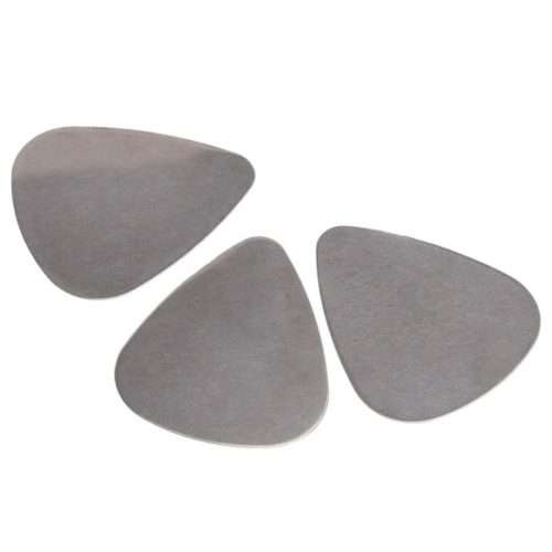 Guitar Plectrums / Picks Stainless Steel (5/pack) (Ships Immediately)