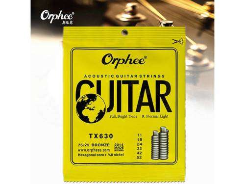 Orphee Guitar Strings: Acoustic Normal Light (Ships Immediately)