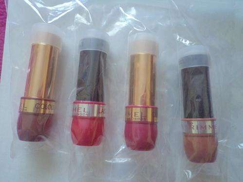 4 x Rimmel lipsticks