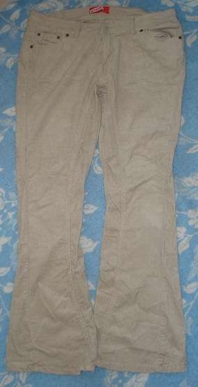 Ladies Khaki corduroy pants size 40 (bootleg)