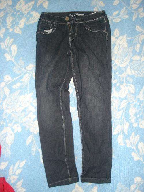 Girls Black New Wave skinny jeans age 9 -10