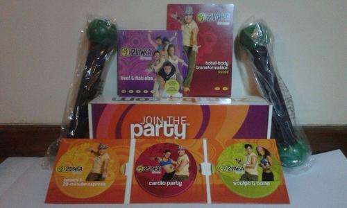 Zumba Fitness Total Body Transformation System DVD set