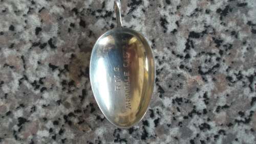 Birmingham Silver R.M.S Armadale Castle inscribed silver spoon