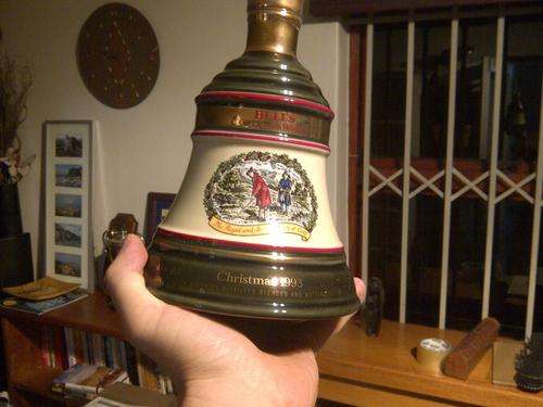 Bells Ceramic Whiskey Decanters