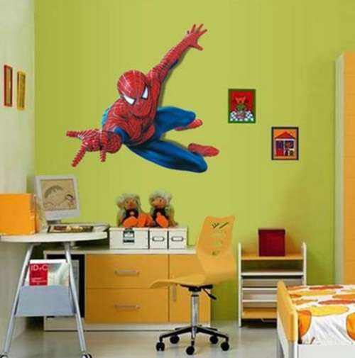 Large 3D Spider-Man Wall Decal Sticker