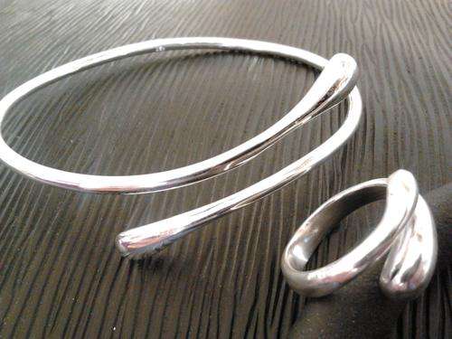 925 STERLING SILVER BRACELET & RING SET