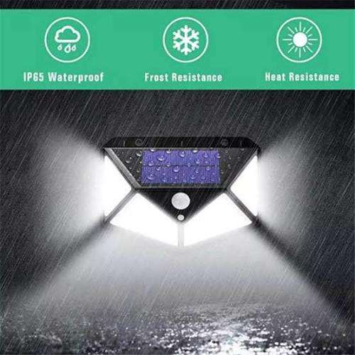 100 LED Solar Motion Sensor Wall Light With 3 Modes-GD-177