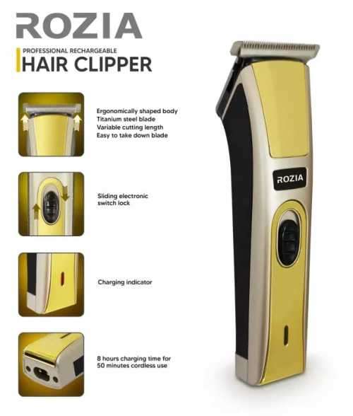 Rozia Rechargeable Professional Hair Trimmer