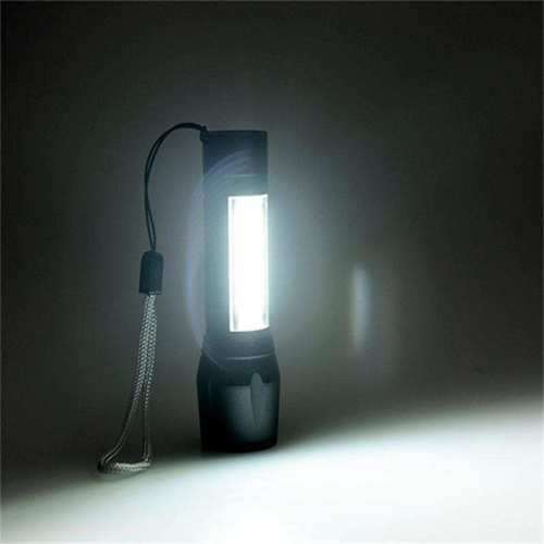 USB Rechargable Mini Torch with Zoom Function