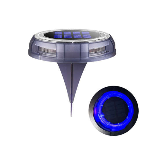 Solar Outdoor Buried Light 8 LED Cool Blue IP65