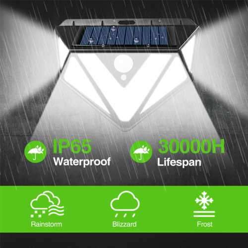 GD-166 Outdoor Solar Motion Sensor Wall Light