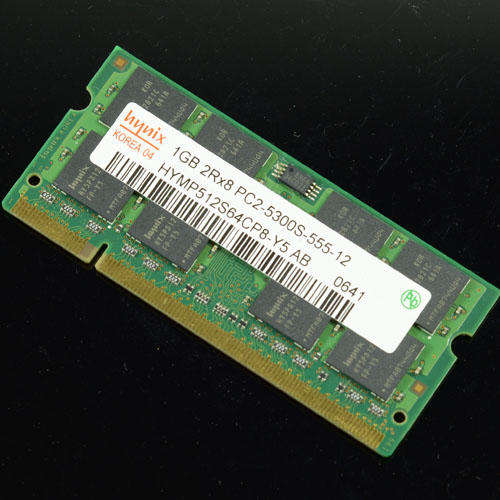 Hynix 1GB PC2-5300 2Rx8 DDR2 667 MHZ laptop 200PIN memory SO-DIMM RAM DDR2-667