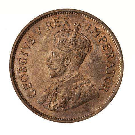1 Penny 1936 Coin Georgivs V Rex Imperator