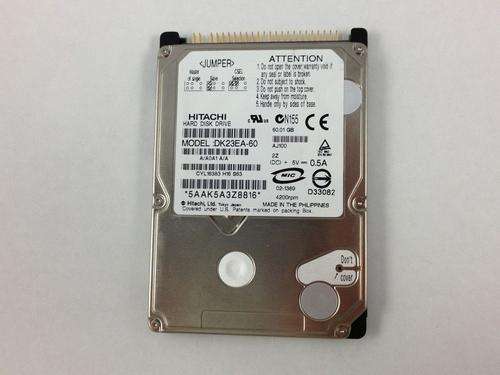Laptop Hard Drive 2.5" 60GB Hitachi Travelstar HTS548060M9AT00, 5400 RPM PATA/IDE HDD
