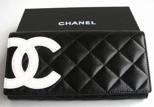 Black Chanel Genuine Leather Purse for Women