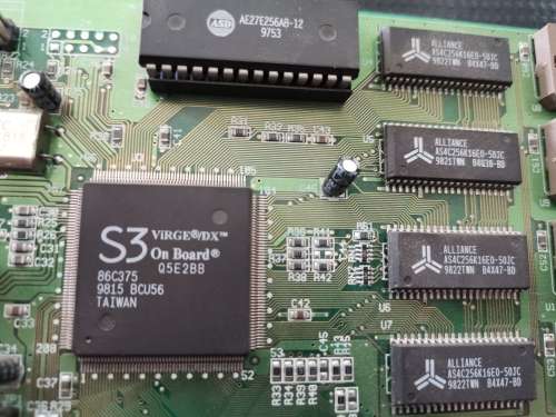 Super Rare and very Old **S3 ViRGE/DX On Board**PCI Graphics card **Low Low Shipping R70