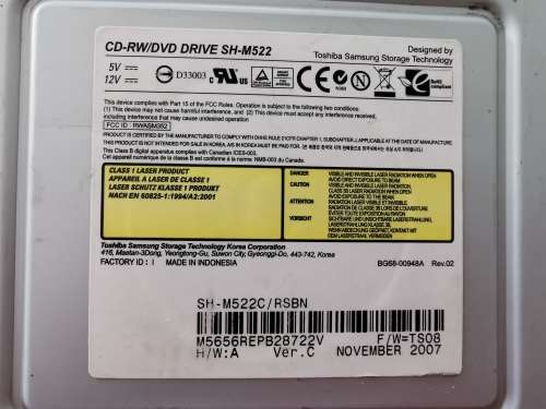RARE IDE Black Samsung CD-RW/DVD Drive**IDE Drive**Low Shipping**#1012
