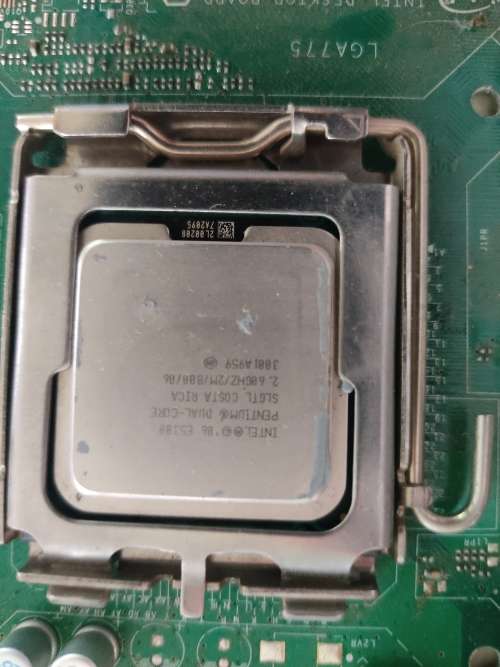 Intel Motherboard LGA775 with Intel Core 2 Duo E5300 CPU**No Display**